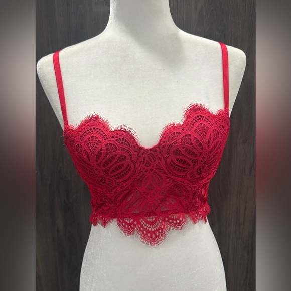 Victoria’s Secret dream angels lace corset bra/ cheekini panty set - Picture 6 of 10